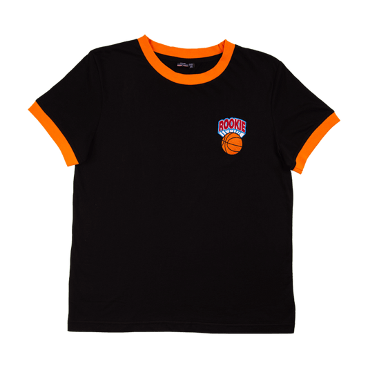 Black On-Court Ringer T-Shirt