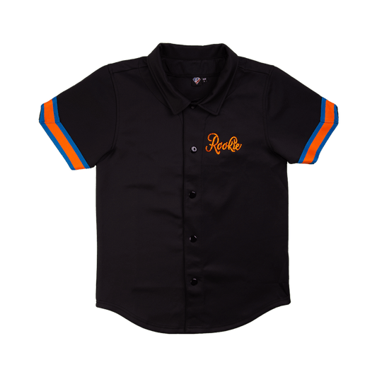 Black Rookie Warm-Up Shirt